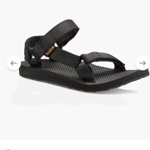 Teva Black Adjustable Outdoor Sandals Womens original size 8